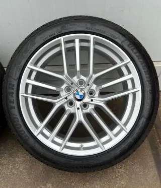 4x Original BMW 5er & I5 G60 G61 19 Zoll Winterräder Dreifachspeiche 933  DOT21 8mm - Bild 2