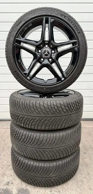 4x Original Mercedes A Klasse A35 AMG 18 Zoll Winterräder A1774014000 DOT21 7-7,5mm - Bild 7