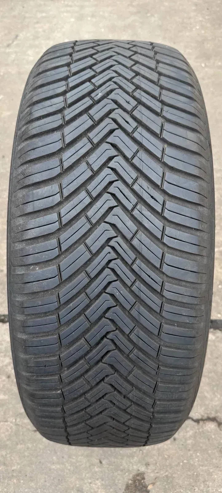 1x Allwetterreifen 235/55 R18 100V Continental AllSeason Contact ContiSeal DOT24 6,7-7,7mm - Bild 1