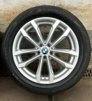4x Original BMW X3 G01 X4 G02 19 Zoll Winterräder Doppelspeiche 691 DOT25 8mm - Bild 2