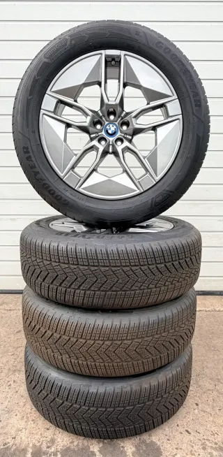 4x Original BMW IX i20 20 Zoll Winterräder Aerodynamik 1002 5A02653 DOT21 7-8mm - Bild 6