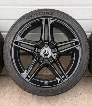 4x Original Mercedes A Klasse A35 AMG 18 Zoll Winterräder A1774014000 DOT21 7-7,5mm - Bild 4
