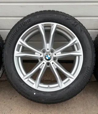 4x Original BMW 7er G70 i7 X3 G45 19 Zoll Winterräder Doppelspeiche 903 DOT26 NEU - Bild 3