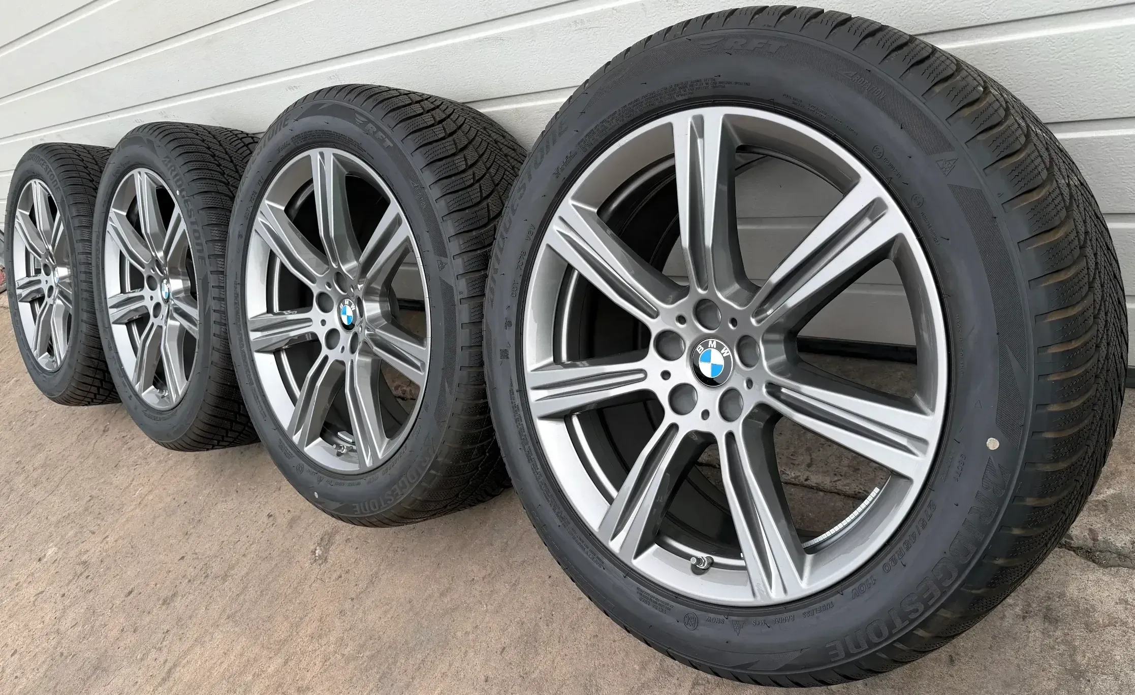 4x Original BMW X5 G05 X6 G06 20 Zoll Winterräder Sternspeiche 736 6883753 DOT21 8mm - Bild 1
