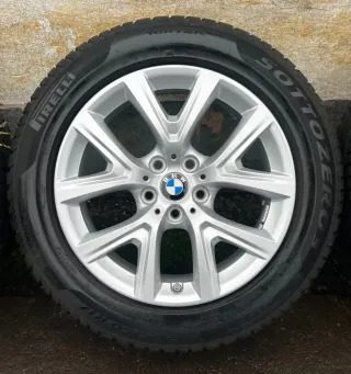 4x Original BMW X1 F48 X2 F39 17 Zoll Winterräder Y Speiche 574 6856076 DOT17 6-7mm - Bild 3