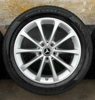 4x Original Mercedes A B Klasse W177 W247 CLA C118 17 Zoll Winterräder DOT20/21 >7m - Bild 3