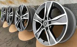 4x Original Mercedes C Klasse W205 A205 S205 W205 17 Zoll Alufelgen A2054010800 TOP - Bild 1