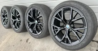 4x Original BMW 5er G30 G31 19 Zoll Sommerräder Y Speiche M845 Alufelgen DOT23 6-7mm - Bild 1