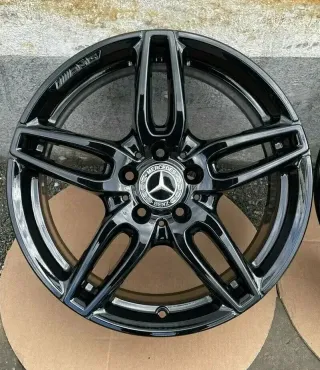4x Original Mercedes A W176 B W246 CLA C117 X117 18 Zoll Alufelgen A1764010700 7,5Jx18 ET52 NEU - Bild 4