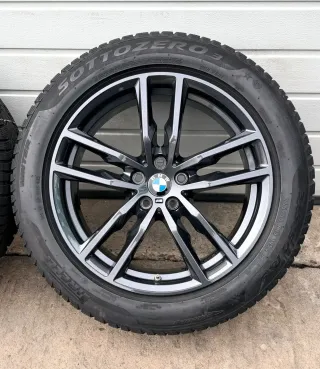 4x Original BMW X3 G01 X4 G02 19 Zoll Winterräder Doppelspeiche M698 DOT23 7mm - Bild 2