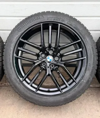 4x Original BMW 5er I5 G60 G61 19 Zoll Winterräder Dreifachspeiche 933 245-275 DOT22 NEU - Bild 3