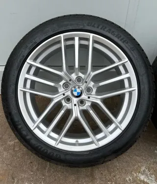 4x Original BMW 5er & I5 G60 G61 19 Zoll Winterräder Dreifachspeiche 933  DOT21 8mm - Bild 5