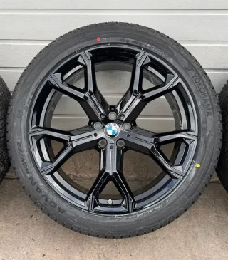 4x Original BMW X5 G05 X6 G06 21 Zoll Winterräder Y Speiche M741 8071998 DOT25 NEU - Bild 3