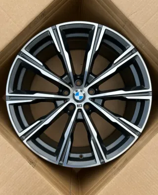 1x Original BMW X5 G05 X6 G06 20 Zoll Sternspeiche M740 Alufelge 8071996 9,0J ET35 - Bild 1