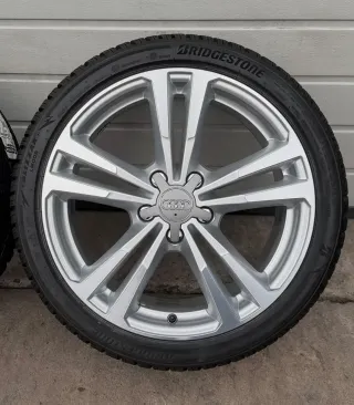 4x Original Audi A3 S3 8V 18 Zoll Winterräder S Line 8V0601025BL BicolorDOT25 NEU - Bild 2