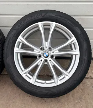 4x Original BMW 7er G70 i7 X3 G45 19 Zoll Winterräder Doppelspeiche 903 DOT24 7,5mm - Bild 2