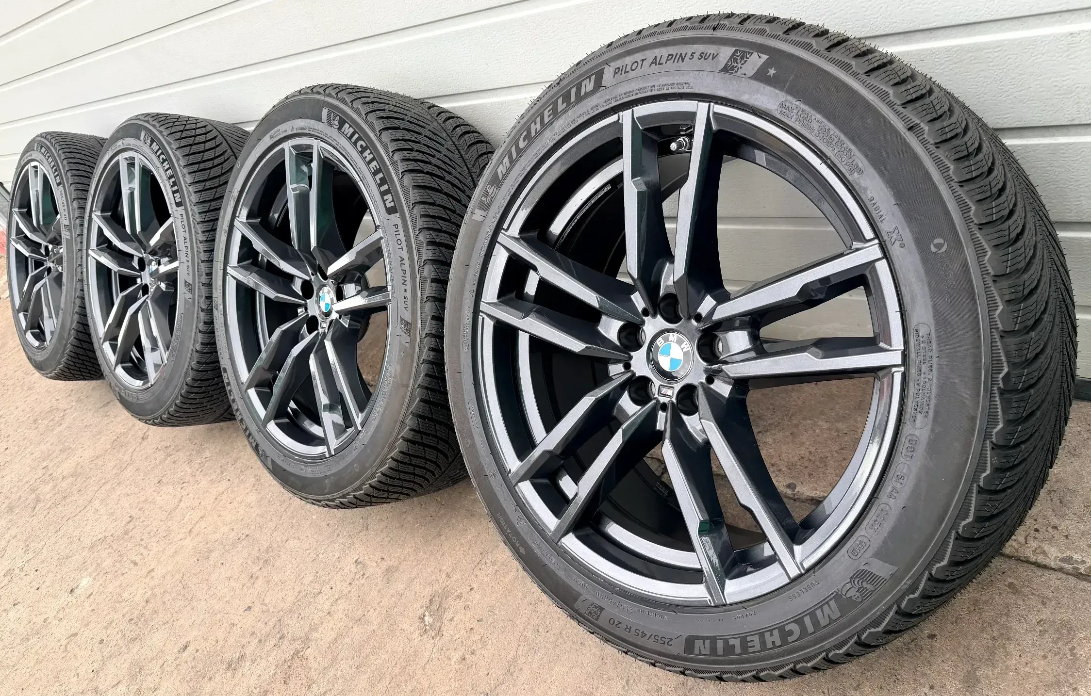 4x Original BMW X3M F97 X4M F98 20 Zoll Winterräder Doppelspeiche M764 8059723 8059724 DOT19 NEU - Bild 1