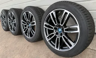 4x Original BMW 5er I5 G60 G61 19 Zoll Winterräder Doppelspeiche M935 245/275 DOT22 NEU - Bild 1
