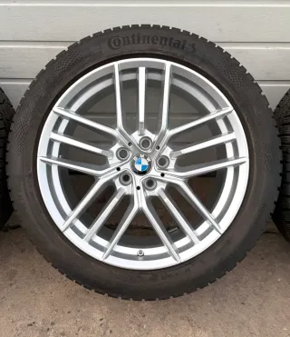 4x Original BMW 5er I5 G60 G61 19 Zoll Winterräder Dreifachspeiche 933 DOT23/24 7-8mm - Bild 4