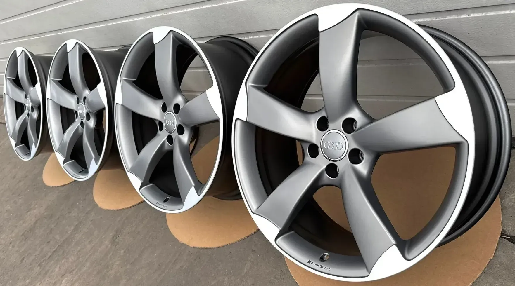 4x Original Audi A6 S6 4G C7 20 Zoll Alufelgen Rotor 4G0601025BP 8,5JX20 ET45 Audi Sport NEU - Bild 1