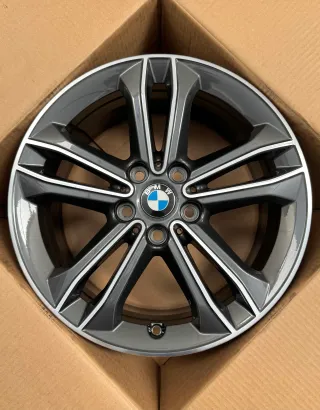 1x Original BMW 1er F40 2er Gran Coupé F44 AT F45 GT F46 17 Zoll Alufelge Doppelspeiche 549 6856087 7,5Jx17 ET54 NEU - Bild 1