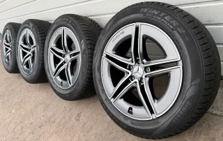 4x Original Mercedes GLC 43 AMG C254 X254 19 Zoll AMG Winterräder A2544011000 A2544011100 235/55 255/50 DOT23/24 7-8mm - Bild 1