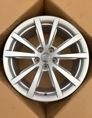 1x Original  Audi A8 4N D5 18 Zoll Alufelge 5 Doppel-V-Speichen 4N0601025A 8,0Jx18 ET29 - Bild 1