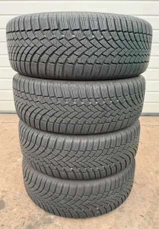 4x Original Audi A3 S3 8Y 17 Zoll Winterräder 5-V-Speiche 8Y0601025L DOT23 6-7mm - Bild 8