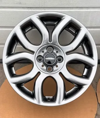 4x Original Mini R50 R52 R53 R55 R56 17 Zoll Alufelgen Flame Spoke R97 677568513 NEU - Bild 5