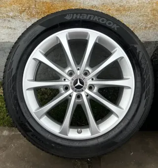 4x Original Mercedes A B Klasse W177 W247 CLA C118 17 Zoll Winterräder DOT20/21 >7m - Bild 5