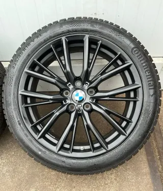 4x Original BMW 3er G20 G21 4er G22 G23 18 Zoll Winterräder Doppelspeiche M796 Runflat DOT23 7mm - Bild 2