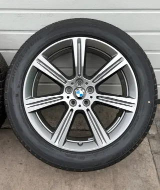 4x Original BMW X5 G05 X6 G06 20 Zoll Winterräder Sternspeiche 736 6883753 DOT21 8mm - Bild 2