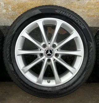 4x Original Mercedes A B Klasse W177 W247 CLA C118 17 Zoll Winterräder DOT20/21 >7m - Bild 4