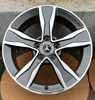 4x Original Mercedes C Klasse W205 A205 S205 W205 17 Zoll Alufelgen A2054010800 TOP - Bild 5