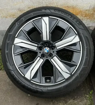 4x Original BMW IX i20 21 Zoll Winterräder Aerodynamikrad 1012 5A41F90 DOT21 6,5-7mm - Bild 5
