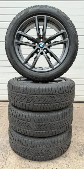 4x Original BMW X3 G01 X4 G02 19 Zoll Winterräder Doppelspeiche M698 DOT23 7mm - Bild 6