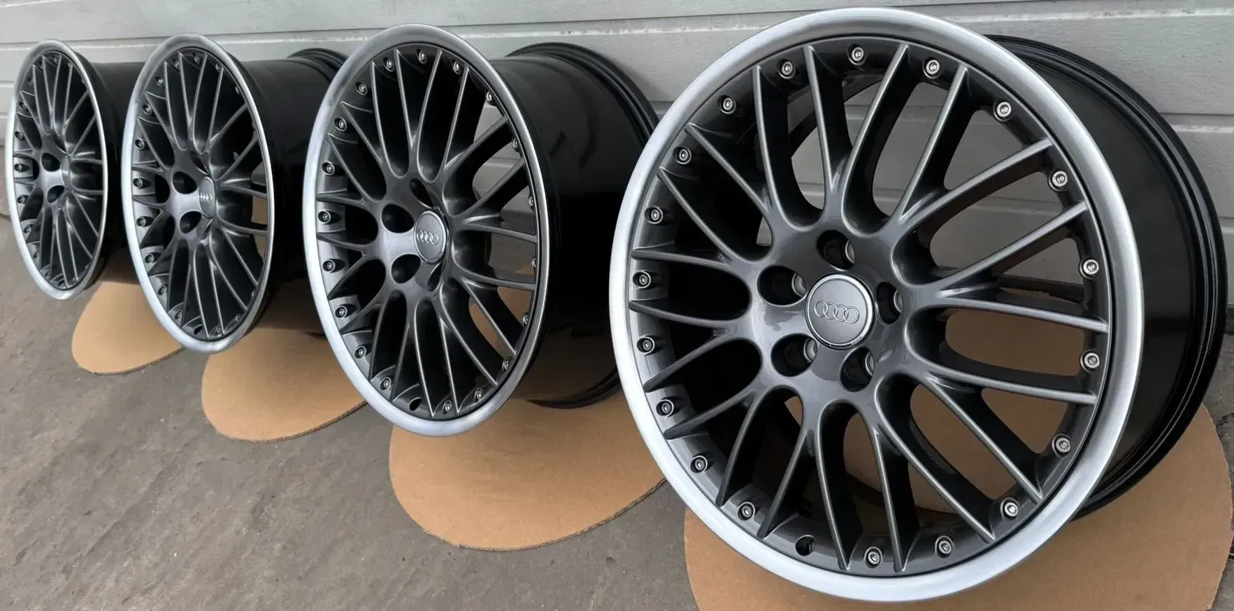 4x Original Audi A6 S6 4F C6 19 Zoll Alufelgen BBS Speedline 4F0601025L 8,5X19 ET48 NEU - Bild 1