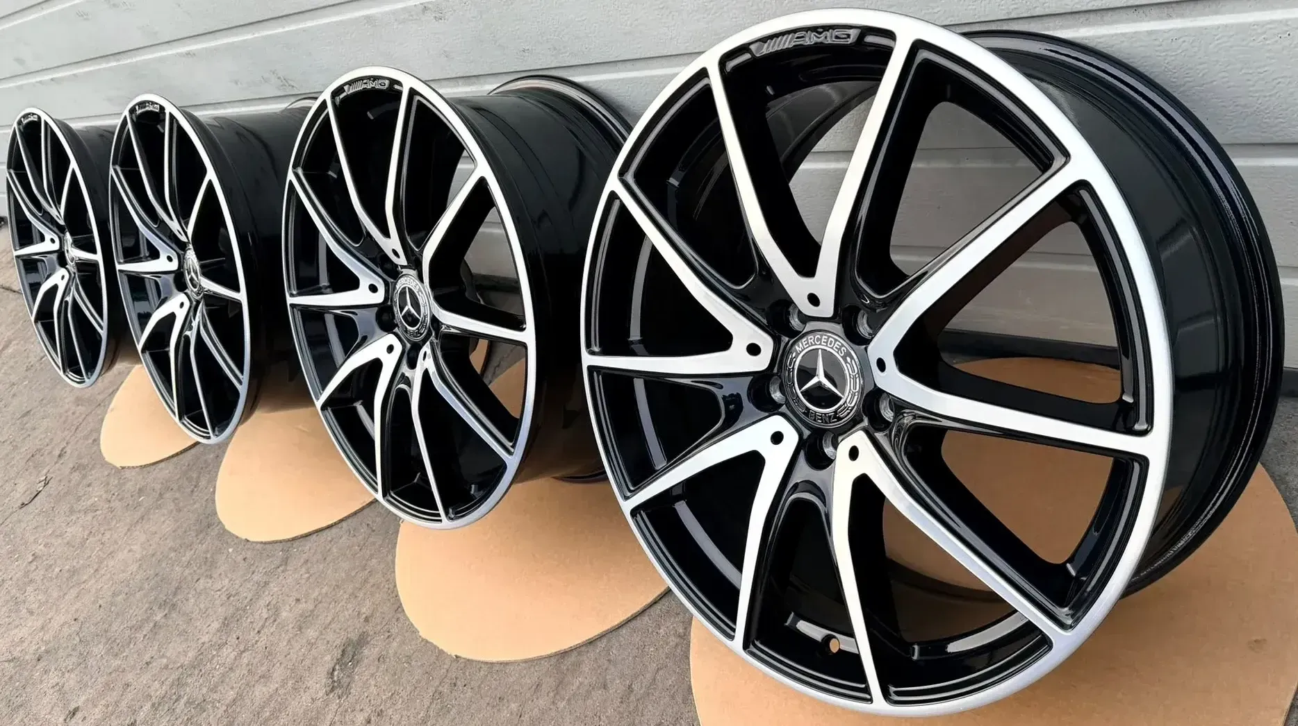 4x Original Mercedes E Klasse W213 S213 C238 19 Zoll AMG Alufelgen A2134017300 / A2134017400 - Bild 1