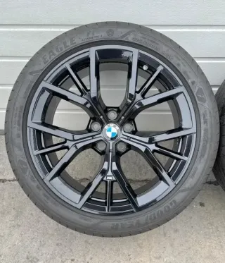 4x Original BMW 5er G30 G31 19 Zoll Sommerräder Y Speiche M845 Alufelgen DOT23 6-7mm - Bild 5