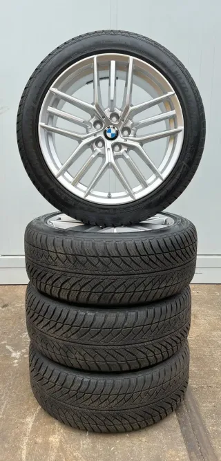 4x Original BMW 5er & I5 G60 G61 19 Zoll Winterräder Dreifachspeiche 933  DOT21 8mm - Bild 7