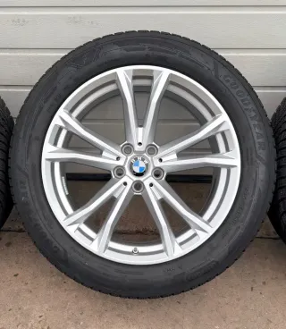 4x Original BMW 7er G70 i7 X3 G45 19 Zoll Winterräder Doppelspeiche 903 DOT24 7,5mm - Bild 4