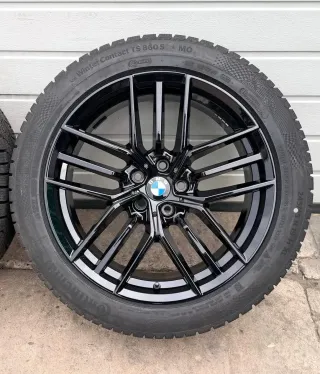 4x Original BMW 5er I5 G60 G61 19 Zoll Winterräder Dreifachspeiche 933 245-275 DOT22 NEU - Bild 2