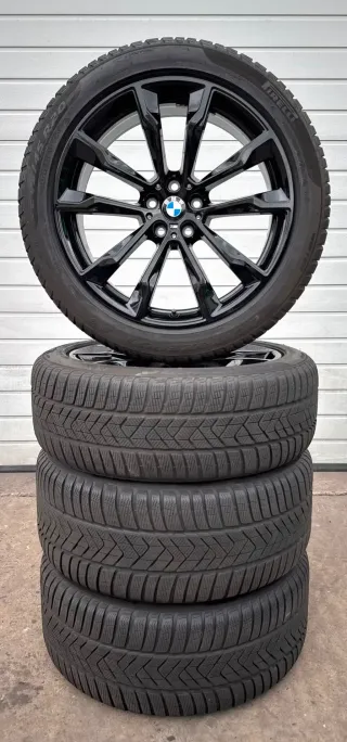 4x Original BMW X3 G01 X4 G02 20 Zoll Winterräder Doppelspeiche M699 DOT24 6-7mm - Bild 6