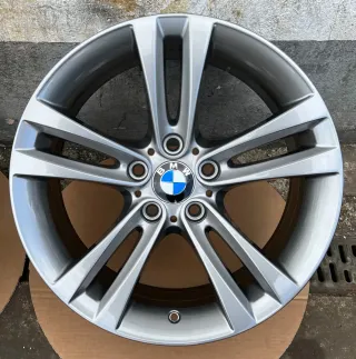 4x Original BMW 3/4er F30 F31 F32 F36 18 Zoll Doppelspeiche 397 Alufelgen 6796247 Ferric Grey NEU - Bild 2