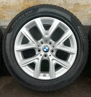 4x Original BMW X1 F48 X2 F39 17 Zoll Winterräder Y Speiche 574 6856076 DOT17 6-7mm - Bild 5
