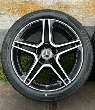 4x Original Mercedes A B Klasse W177 W247 CLA C118 18 Zoll AMG Winterräder DOT24 NEU - Bild 5