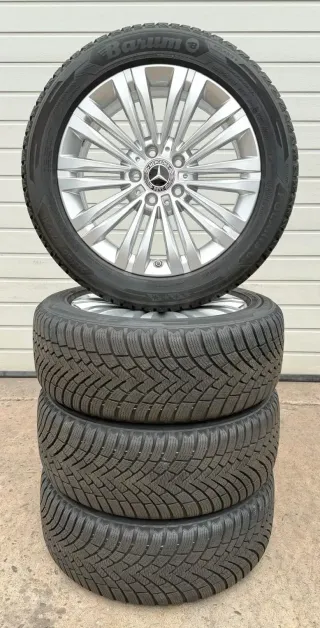 4x Original Mercedes C Klasse W206 S206 17 Zoll Winterräder A2064014400 DOT25 8-9mm - Bild 6