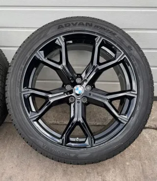 4x Original BMW X5 G05 X6 G06 21 Zoll Winterräder Y Speiche M741 8071998 DOT25 NEU - Bild 2