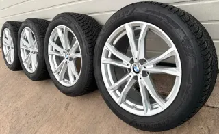 4x Original BMW 7er G70 i7 X3 G45 19 Zoll Winterräder Doppelspeiche 903 DOT24 7,5mm - Bild 1