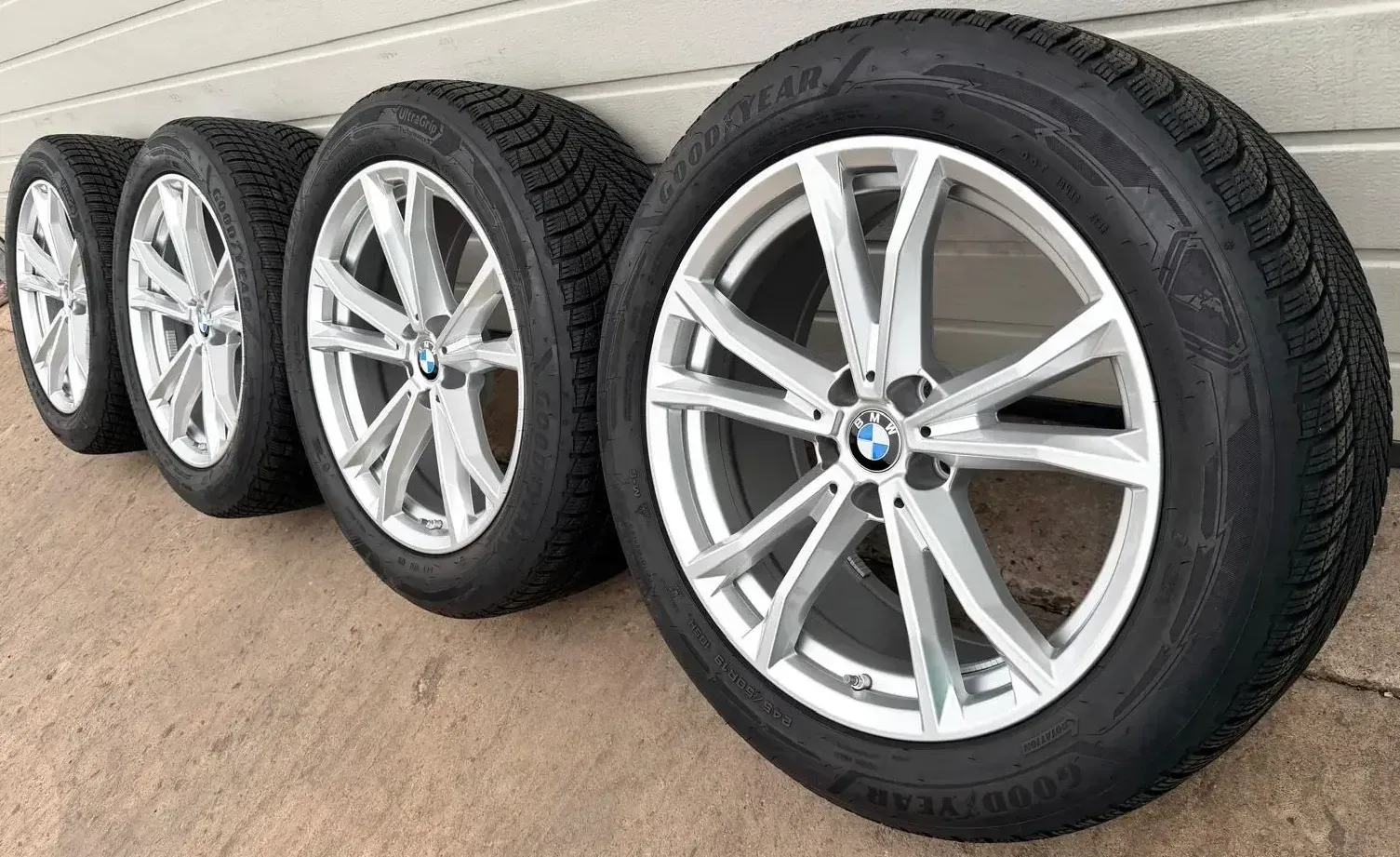 4x Original BMW 7er G70 i7 X3 G45 19 Zoll Winterräder Doppelspeiche 903 DOT24 7,5mm - Bild 1